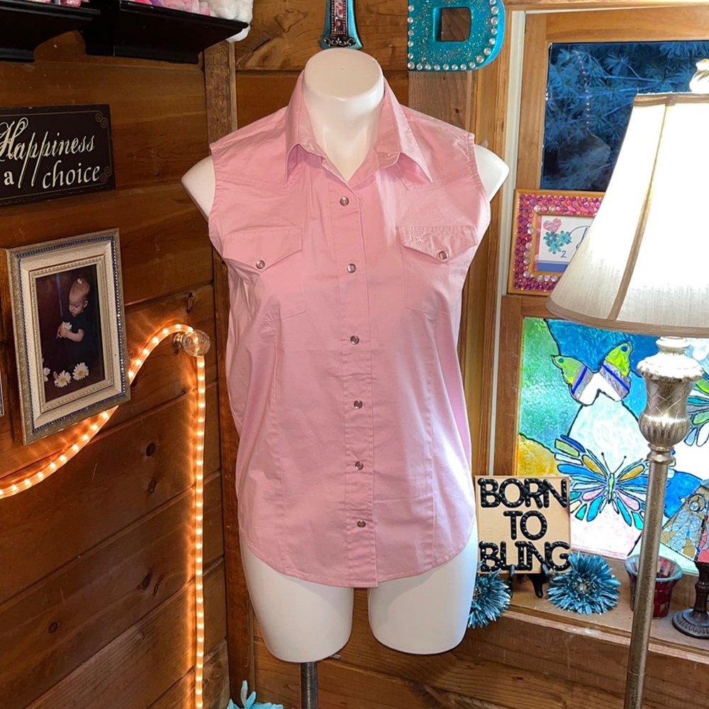 Pink Western shirt COWBOY EQUIPMENT 4HER NEW button down pink pearl snaps